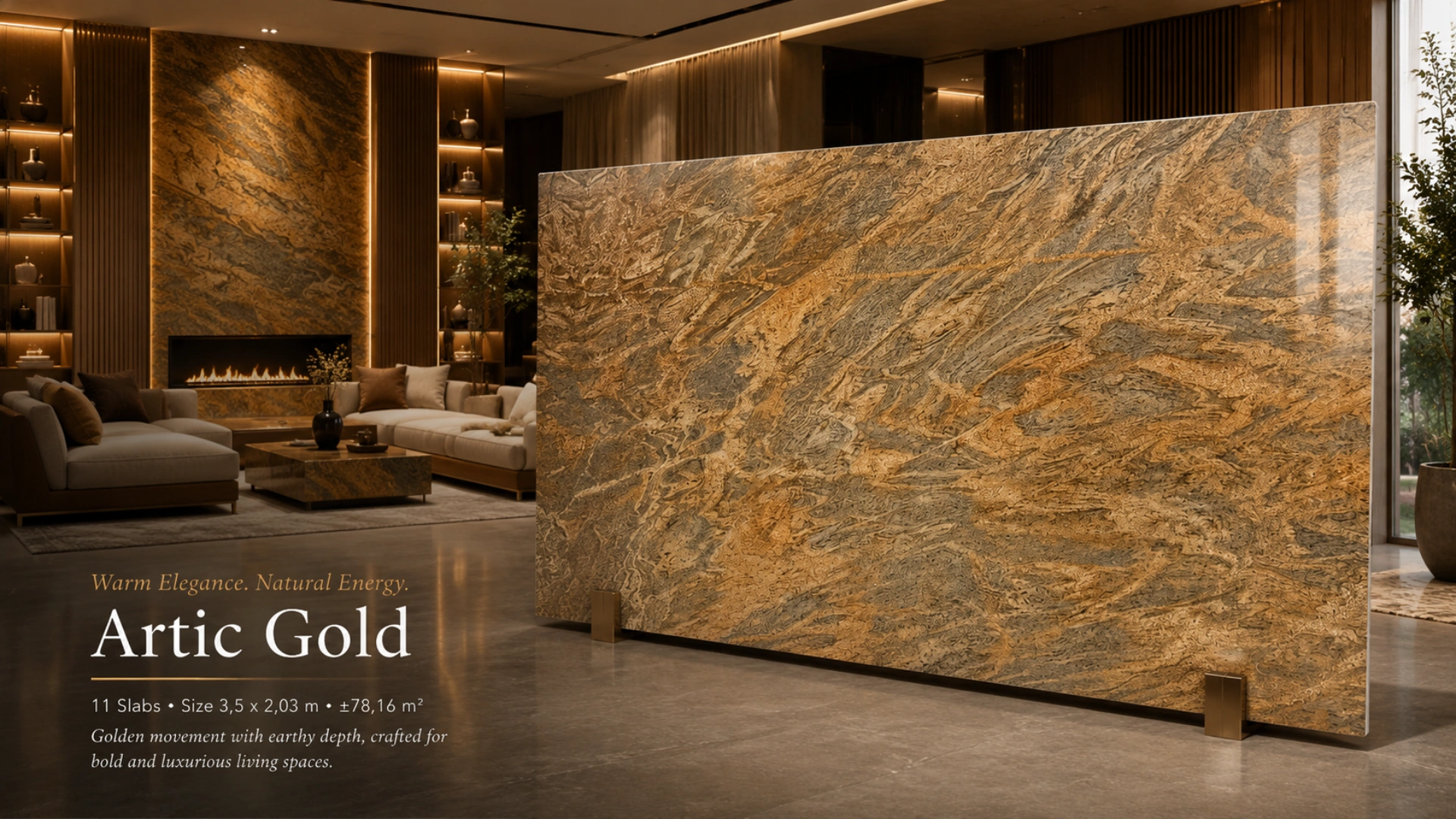 Artic Gold — Presentasi material