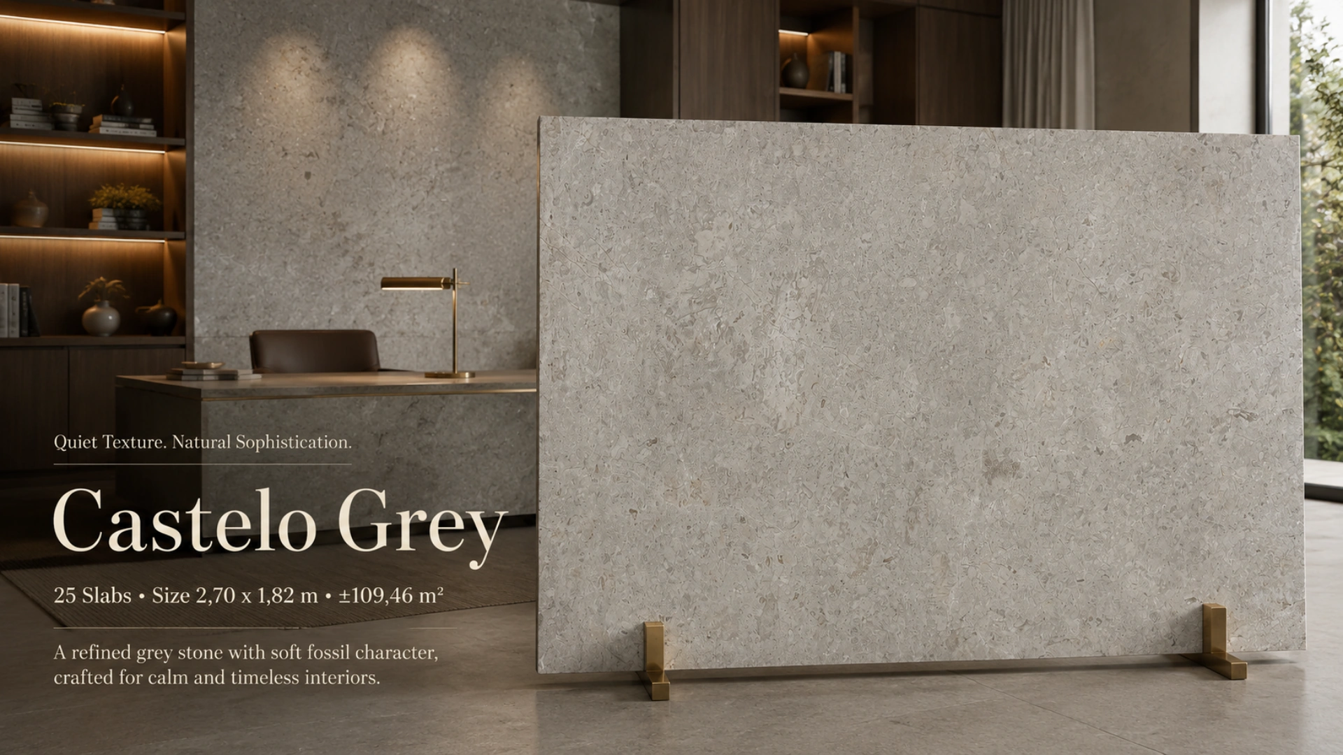 Castelo Grey — Presentasi material