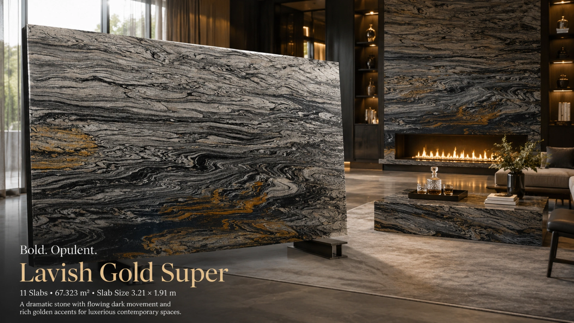 Lavish Gold — Variasi presentasi material