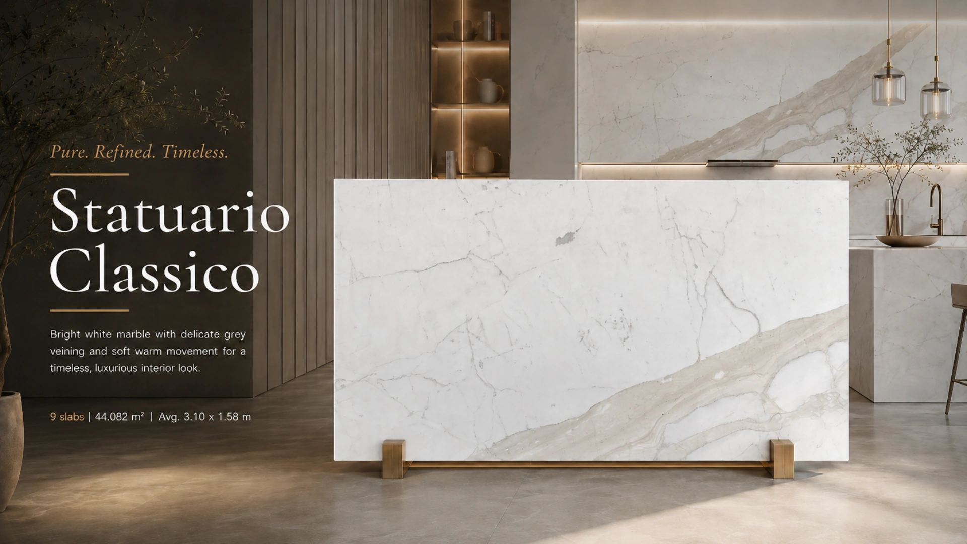 Statuario Classico — Presentasi material